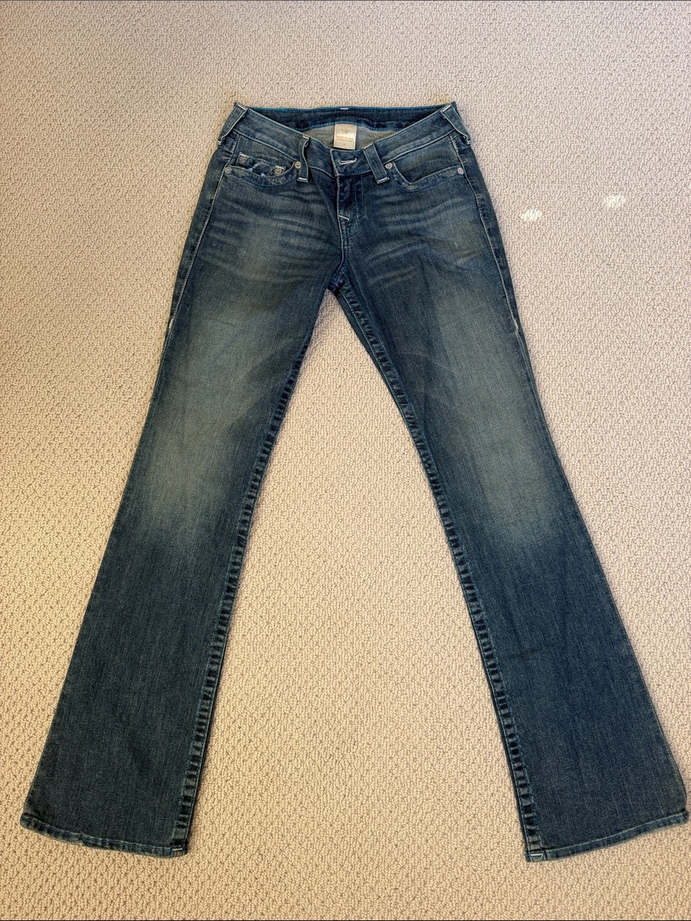 True Religion Women's Medium Wash Boot cut Jeans